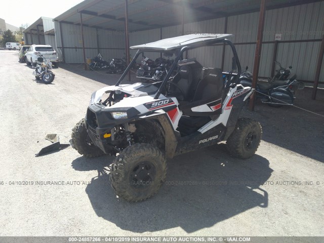 3NSVBA87XGH107580 - 2016 POLARIS RZR S 900 WHITE photo 2