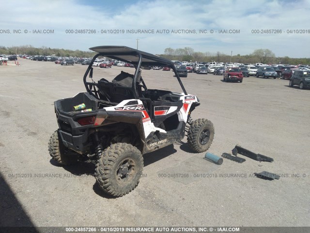 3NSVBA87XGH107580 - 2016 POLARIS RZR S 900 WHITE photo 4