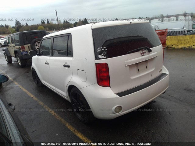 JTLKE50EX81004540 - 2008 TOYOTA SCION XB 白色 照片 3