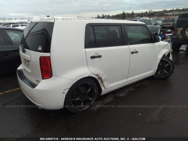 JTLKE50EX81004540 - 2008 TOYOTA SCION XB 白色 照片 4