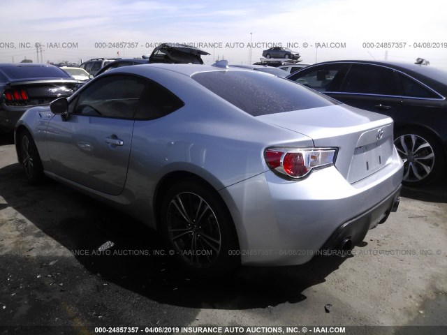 JF1ZNAA12G9704797 - 2016 TOYOTA SCION FR-S SILVER photo 3
