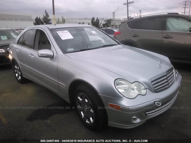 WDBRF56H66F758400 - 2006 MERCEDES-BENZ C 350 SILVER photo 1