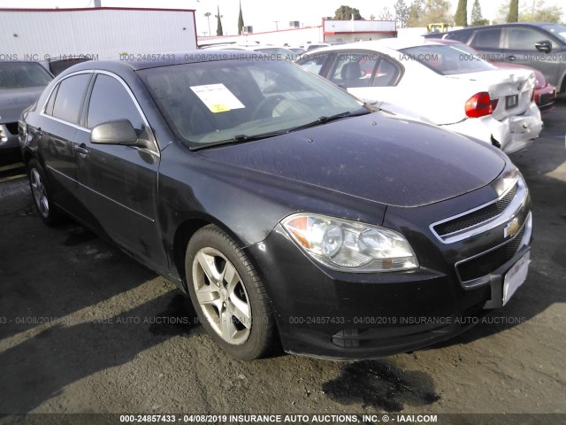 1G1ZB5EB4AF314413 - 2010 CHEVROLET MALIBU LS BLACK photo 1