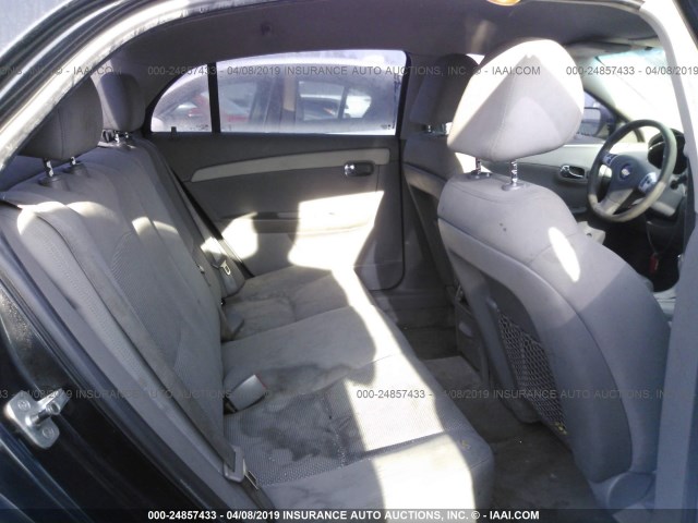 1G1ZB5EB4AF314413 - 2010 CHEVROLET MALIBU LS BLACK photo 8