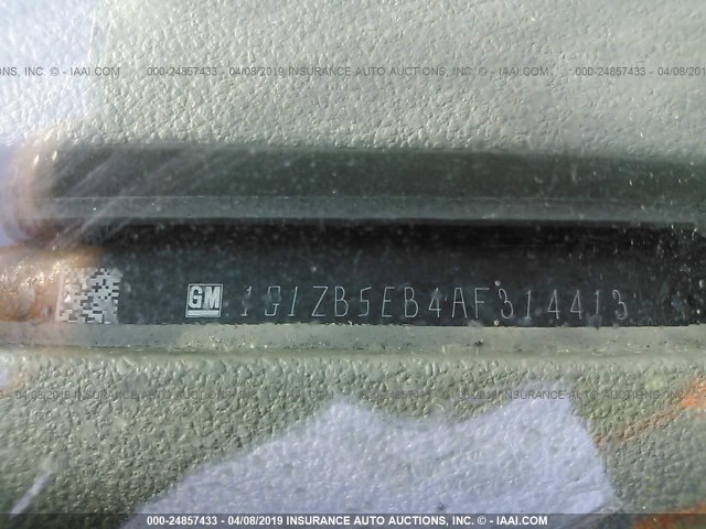 1G1ZB5EB4AF314413 - 2010 CHEVROLET MALIBU LS BLACK photo 9