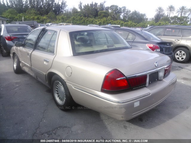 2MEFM75W3WX673104 - 1998 MERCURY GRAND MARQUIS LS/LIMITED BEIGE photo 3