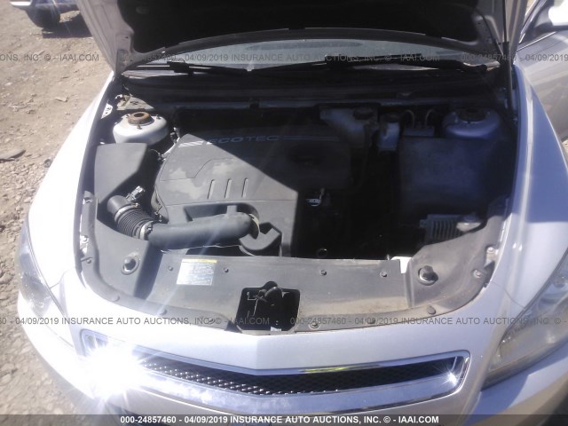 1G1ZH57B79F249435 - 2009 CHEVROLET MALIBU 1LT 银色 照片 10