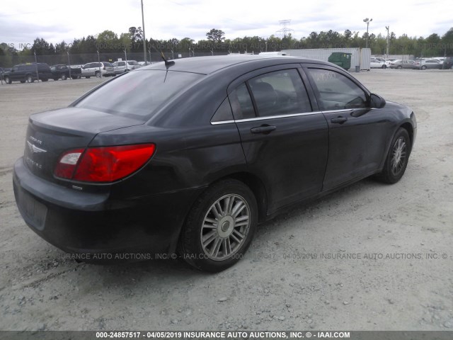 1C3LC56D29N527022 - 2009 CHRYSLER SEBRING TOURING/LIMITED BLACK photo 4