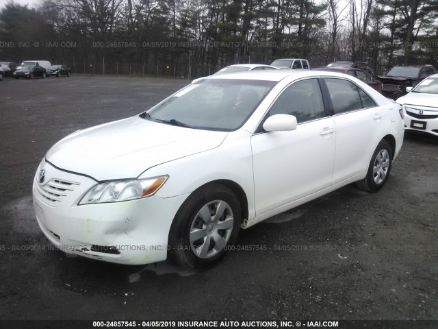 4T1BE46K78U792934 - 2008 TOYOTA CAMRY CE/LE/XLE/SE WHITE photo 2