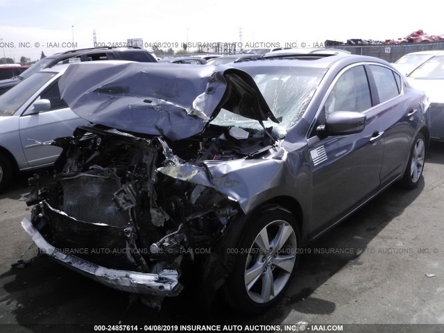 19VDE1F76FE007251 - 2015 ACURA ILX 20 TECH GRAY photo 2