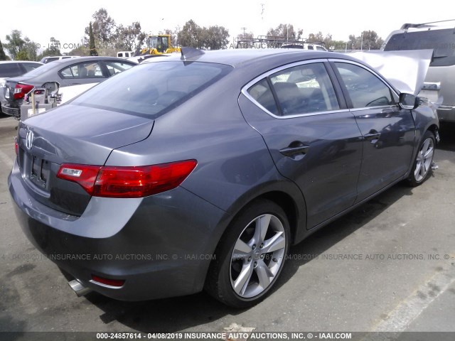 19VDE1F76FE007251 - 2015 ACURA ILX 20 TECH GRAY photo 4