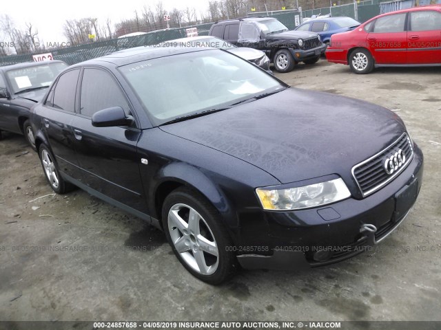 WAULC68E73A295584 - 2003 AUDI A4 1.8T QUATTRO BLUE photo 1