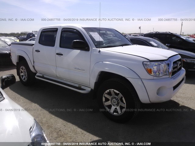 5TEJU62N66Z309971 - 2006 TOYOTA TACOMA DOUBLE CAB PRERUNNER WHITE photo 1