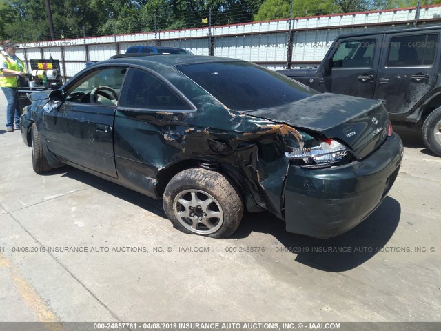 2T1CG22P6YC286243 - 2000 TOYOTA CAMRY SOLARA SE GREEN photo 3