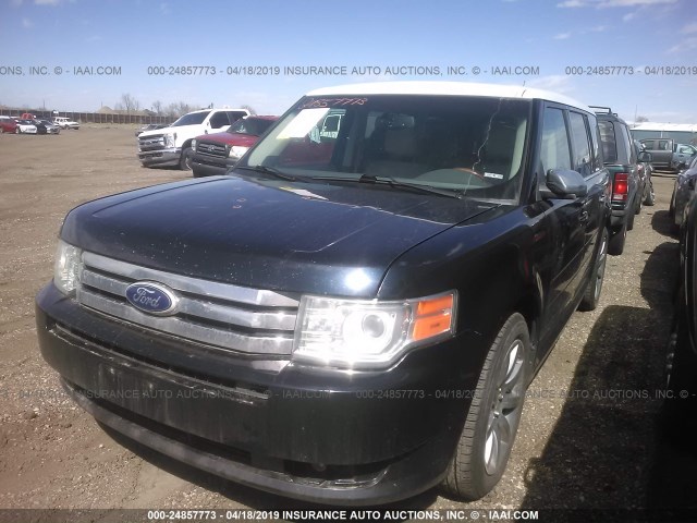 2FMHK6DC0ABA24816 - 2010 FORD FLEX LIMITED BLACK photo 2