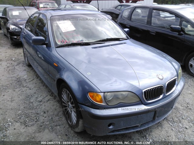 WBAEV53422KM16851 - 2002 BMW 330 I BLUE photo 1