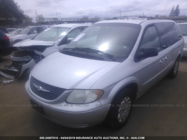 2C8GP34302R758069 - 2002 CHRYSLER TOWN & COUNTRY EL SILVER photo 2