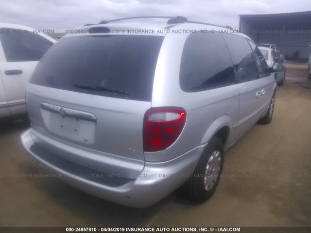 2C8GP34302R758069 - 2002 CHRYSLER TOWN & COUNTRY EL SILVER photo 4