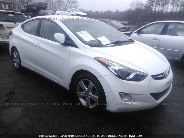 5NPDH4AE4DH400907 - 2013 HYUNDAI ELANTRA GLS/LIMITED WHITE photo 1