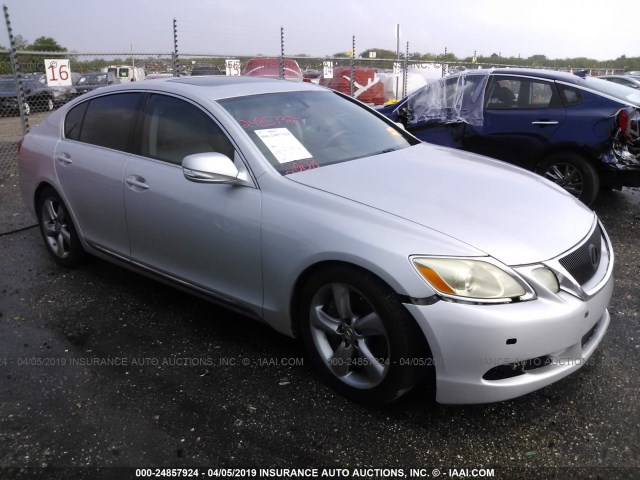 JTHBL96S985001335 - 2008 LEXUS GS 460 SILVER photo 1