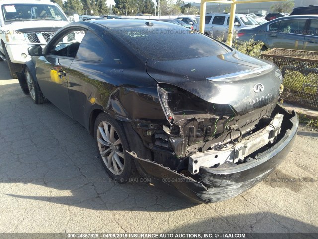 JN1CV6EK7EM110736 - 2014 INFINITI Q60 JOURNEY/IPL Սև լուսանկար 3