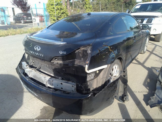 JN1CV6EK7EM110736 - 2014 INFINITI Q60 JOURNEY/IPL Սև լուսանկար 4