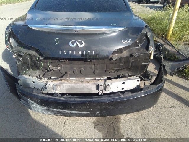 JN1CV6EK7EM110736 - 2014 INFINITI Q60 JOURNEY/IPL Սև լուսանկար 6