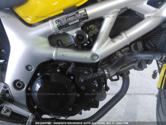 JS1VP52A022100816 - 2002 SUZUKI SV650 S YELLOW photo 8