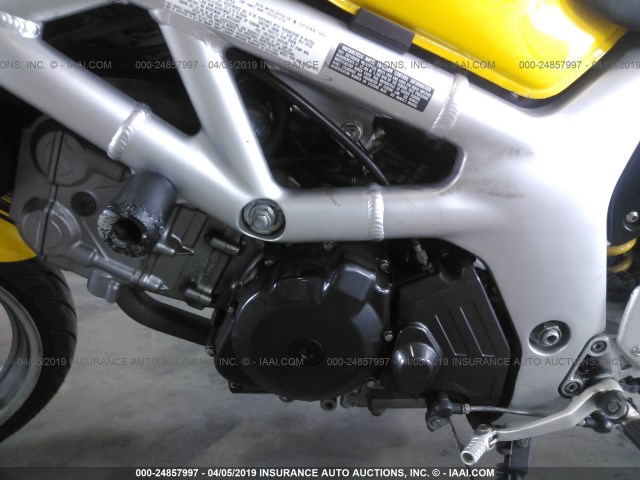 JS1VP52A022100816 - 2002 SUZUKI SV650 S YELLOW photo 9