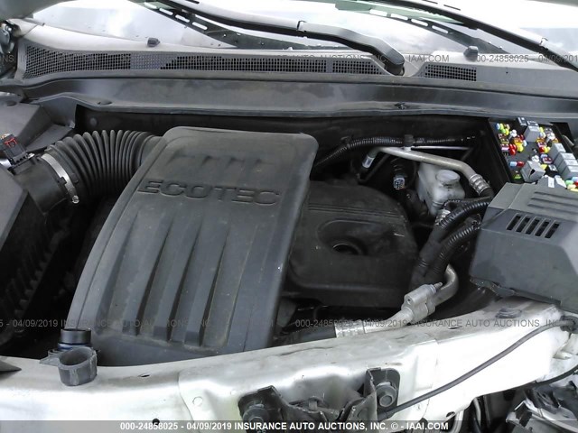 2GKALMEK1F6265656 - 2015 GMC TERRAIN SLE SILVER photo 10