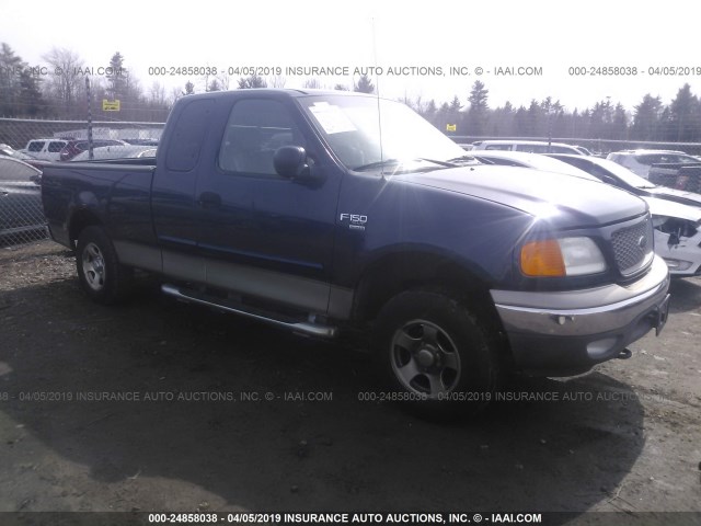 2FTRX18W24CA28804 - 2004 FORD F-150 HERITAGE CLASSIC BLUE photo 1