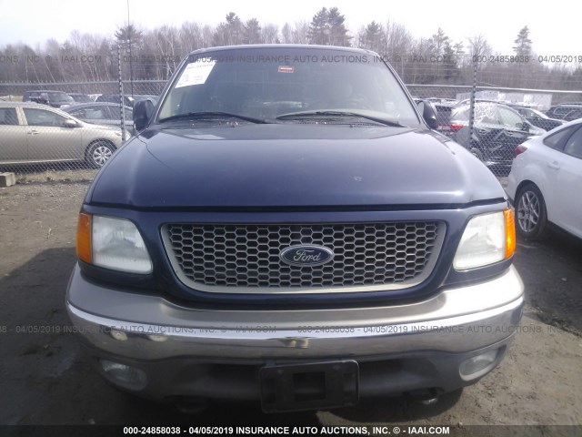 2FTRX18W24CA28804 - 2004 FORD F-150 HERITAGE CLASSIC BLUE photo 6