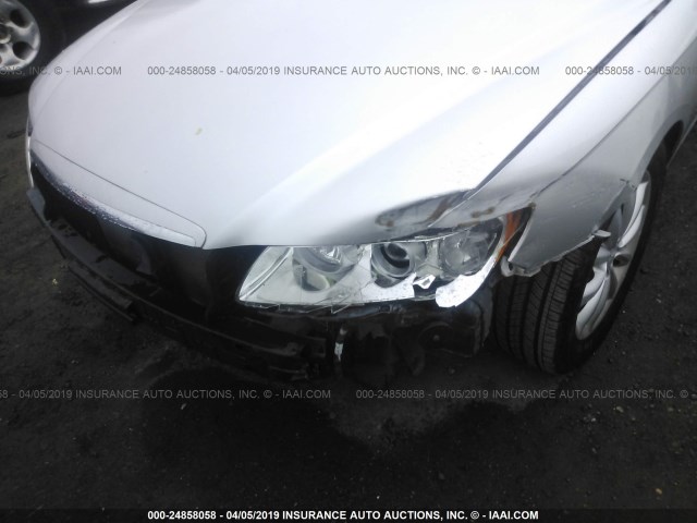 KMHFC46F86A086256 - 2006 HYUNDAI AZERA SE/LIMITED SILVER photo 6