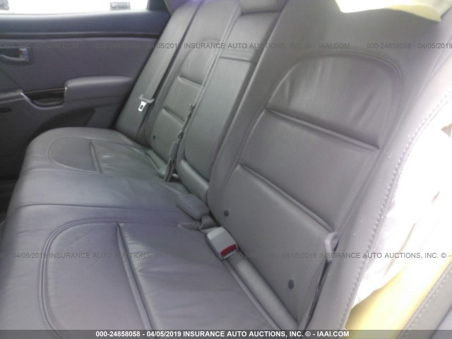 KMHFC46F86A086256 - 2006 HYUNDAI AZERA SE/LIMITED SILVER photo 8