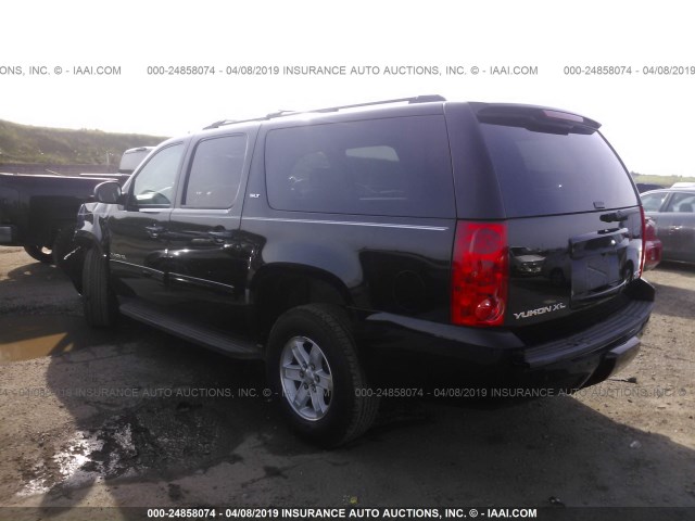 1GKS2KE77DR300970 - 2013 GMC YUKON XL K1500 SLT BLACK photo 3