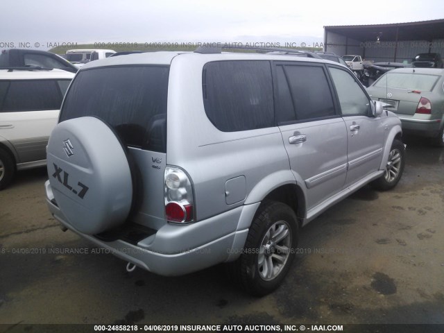 JS3TX92VX54106737 - 2005 SUZUKI XL7 EX/LX SILVER photo 4