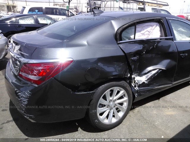 1G4GB5G30FF255125 - 2015 BUICK LACROSSE GRAY photo 6