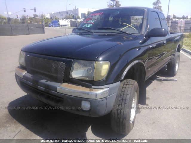5TESN92N1YZ706123 - 2000 TOYOTA TACOMA XTRACAB PRERUNNER შავი ფოტო 6