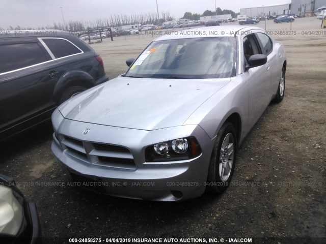 2B3KA43G57H856813 - 2007 DODGE CHARGER SE/SXT SILVER photo 2