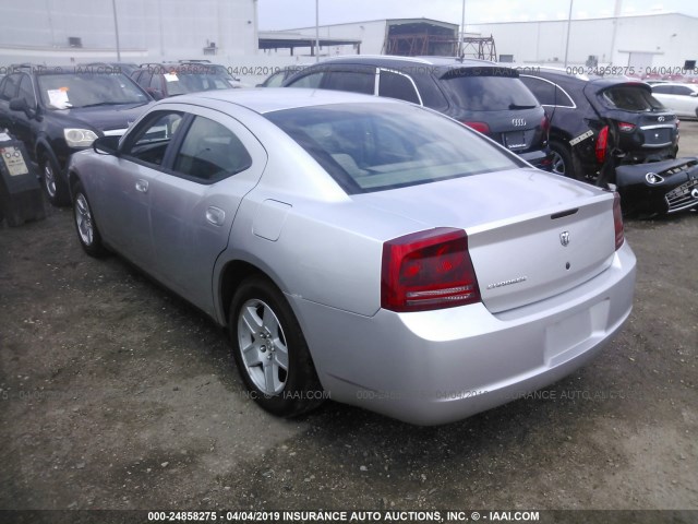 2B3KA43G57H856813 - 2007 DODGE CHARGER SE/SXT SILVER photo 3