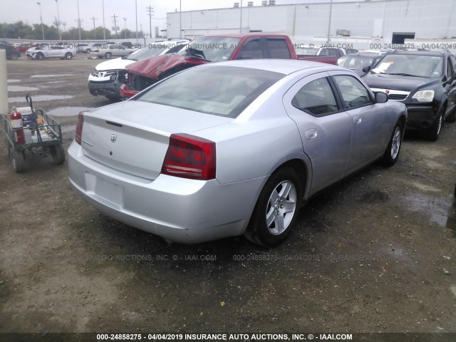 2B3KA43G57H856813 - 2007 DODGE CHARGER SE/SXT SILVER photo 4