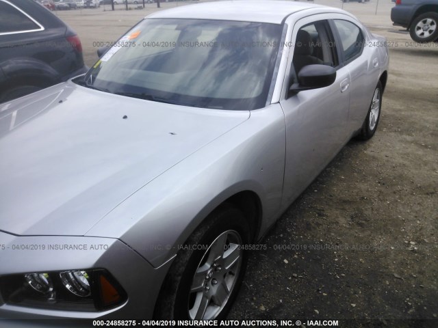 2B3KA43G57H856813 - 2007 DODGE CHARGER SE/SXT SILVER photo 6