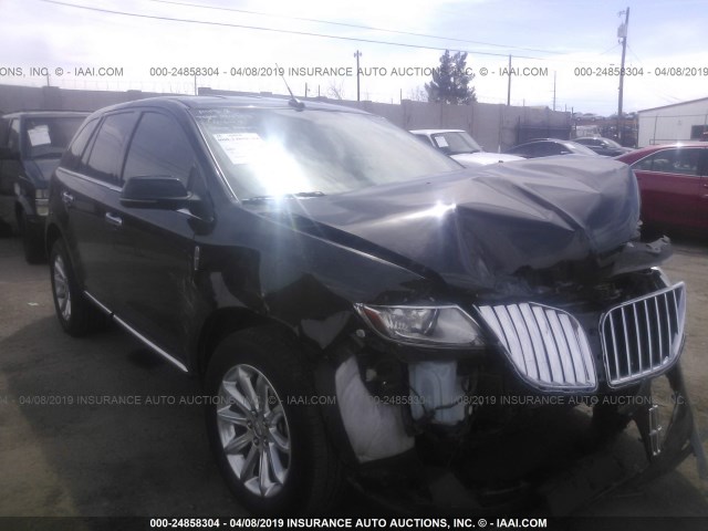 2LMDJ8JK9DBL19060 - 2013 LINCOLN MKX BLACK photo 1