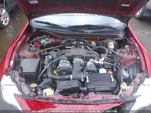 JF1ZNAA19E9701098 - 2014 TOYOTA SCION FR-S RED photo 10