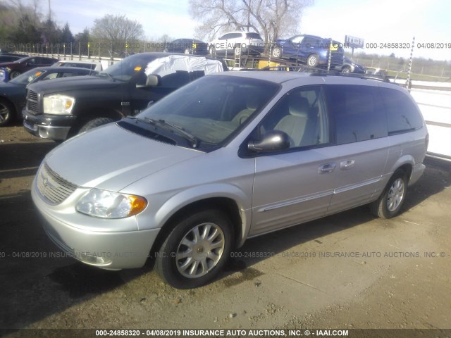 2C4GP54L12R595204 - 2002 CHRYSLER TOWN & COUNTRY LXI SILVER photo 2