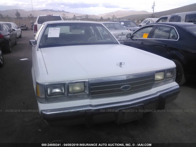 2FACP74F1MX111797 - 1991 FORD CROWN VICTORIA LX WHITE photo 6