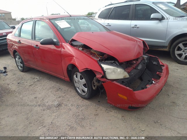 1FAFP34N77W227390 - 2007 FORD FOCUS ZX4/S/SE/SES RED photo 1