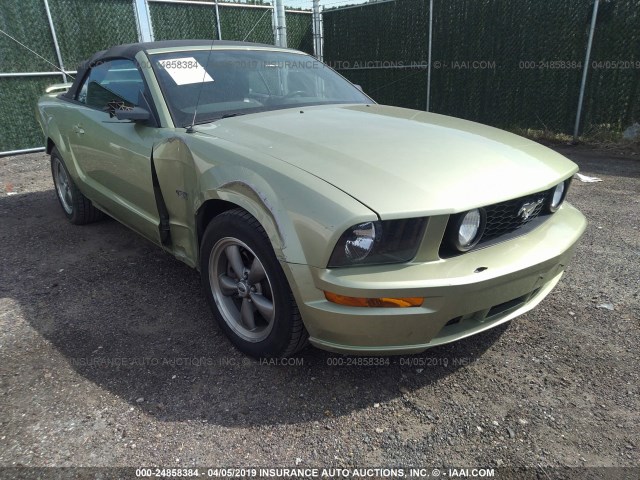 1ZVHT85H465107794 - 2006 FORD MUSTANG GT GREEN photo 1