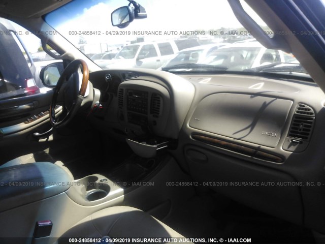 5LMFU28R01LJ22959 - 2001 LINCOLN NAVIGATOR Noir photo 5