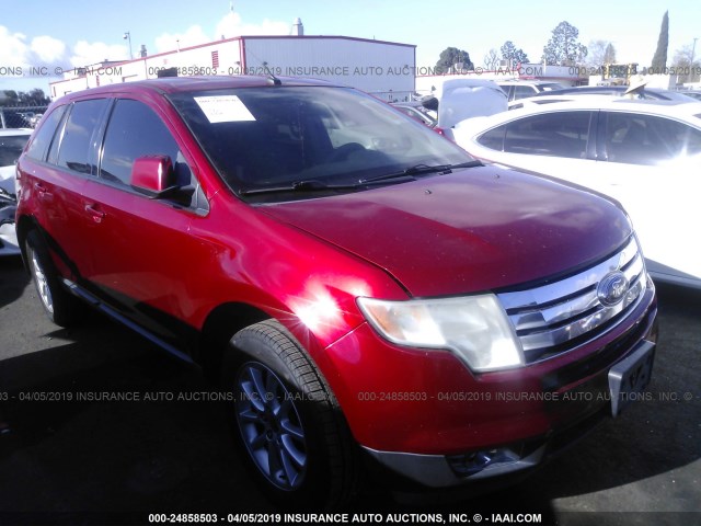 2FMDK3JC0ABA57266 - 2010 FORD EDGE SEL RED photo 1